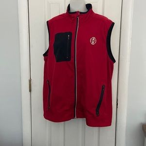 Polo by Ralph Lauren mens sport performance vest red XL